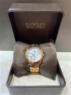 Badgley Mischka BA 1208MPRG Swarovski Crystals Rose Gold Tone Women Very Good Carson Jewelry Loan Carson City NV